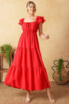 Aidan Dress Red