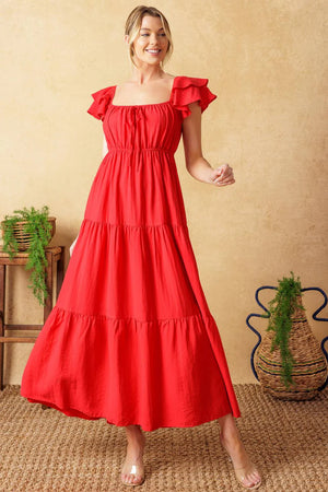 Aidan Dress Red