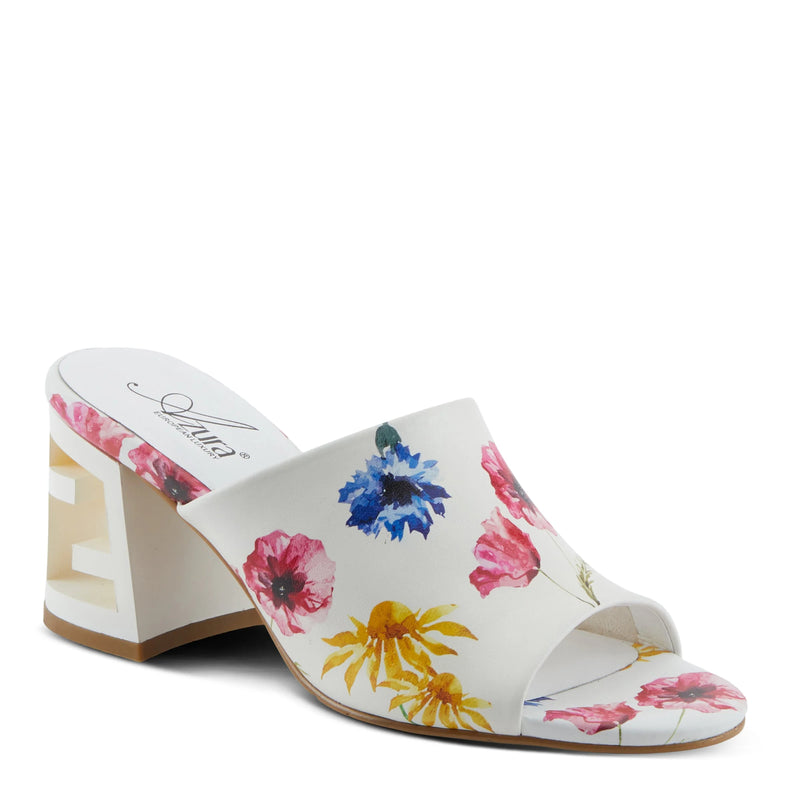 Azura By Spring Step Sculptor White Multi Floral