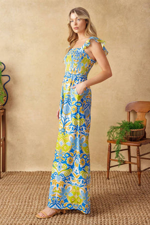 Shay Jumpsuit Blue Multi