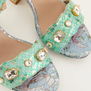 L'Artiste by Spring Step Jewell Mint Green Multi