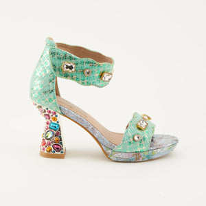 L'Artiste by Spring Step Jewell Mint Green Multi