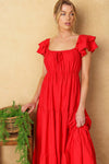 Aidan Dress Red