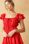 Aidan Dress Red