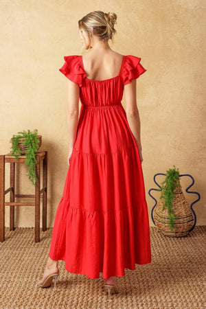 Aidan Dress Red