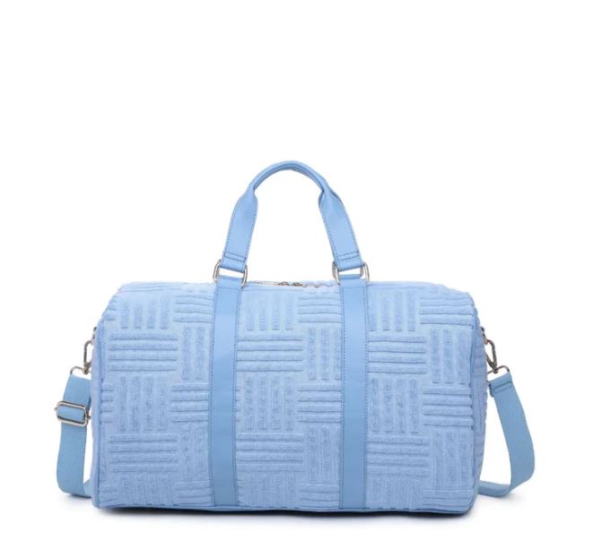 Melany Foldover Pleat Shoulder Bag - Sky Blue - Buy Women's Bags - Billy J